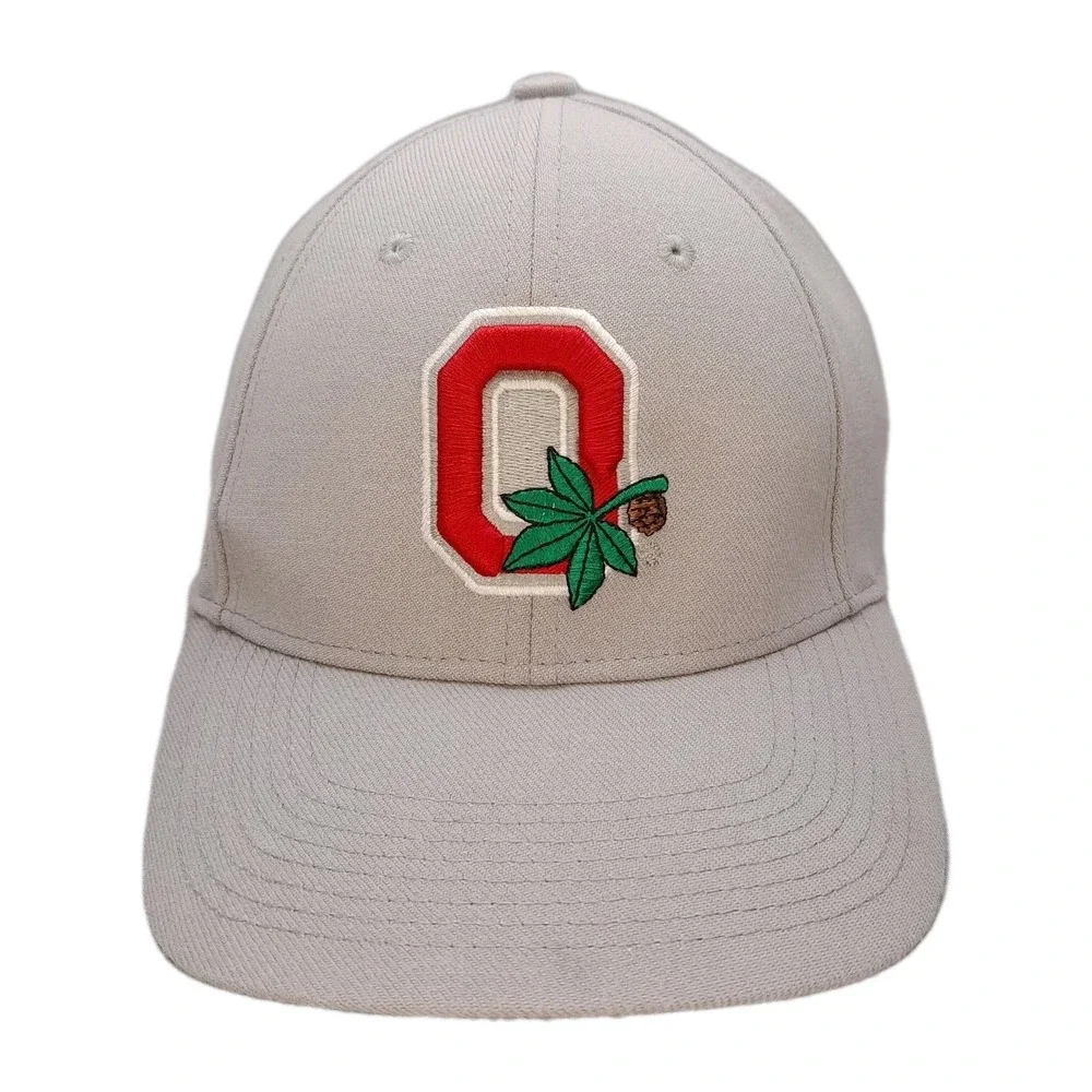 Nike Legacy91 Ohio State Buckeyes Gray NCAA Football Hat Cap One Size Flex Fit